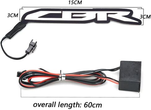 مجموعة هدايا الدراجة النارية ملصقات جانبية للجسم شارة ضوء بارد لـ CBR600RR CBR1000RR 250RR 205R 650R CBR جميع السلاسل in Saudi Arabia