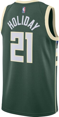 Jrue Holiday Milwaukee Bucks Green #21 Kids Youth 8-20 Team Color Home Swingman Jersey in Saudi Arabia