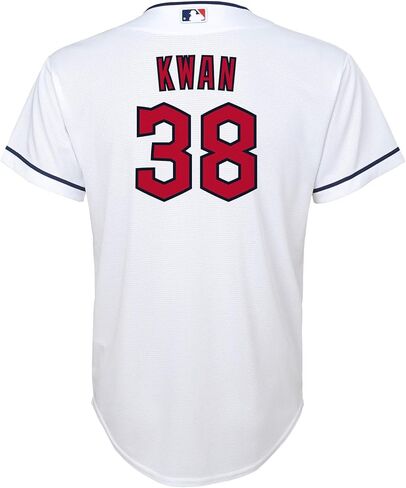 Outerstuff Steven Kwan Cleveland Guardians MLB Kids Youth 8-20 White Home Player Jersey in Saudi Arabia