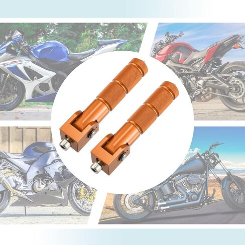 Motoforti 1 Pair Universal Motorcycle Scooters Motorbike Folding Foot Rest Rear Pedal Green in Saudi Arabia