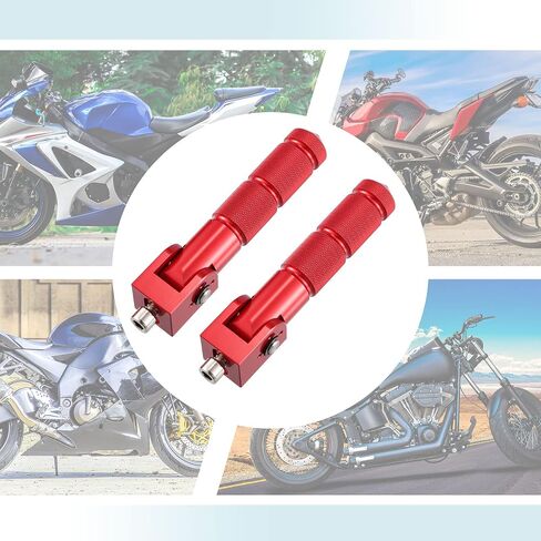 Motoforti زوج واحد من الدراجات النارية العالمية للدراجات النارية القابلة للطي ومسند القدم بدواسة خلفية باللون الأخضر in Kuwait