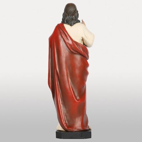 BC Catholic Sacred Heart of Jesus Statue, Catholic Fiigurine, Religious Gifts, 6" H, Handmade by Buildclassic in Saudi Arabia