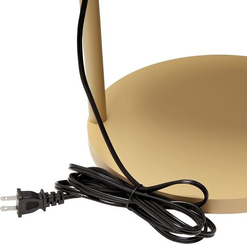 تصاميم بسيطة LF2010-LPK 62.5 "مصباح أرضي منظم على شكل رف دائري حديث مع منفذي شحن USB، ومنفذ شحن واحد وغطاء من الكتان لغرفة المعيشة وغرفة النوم والمكتب، وردي فاتح in Kuwait