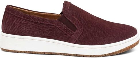 أحذية رياضية نسائية من Aetrex Kenzie مريحة لتقويم العظام سهلة الارتداء - أحذية رياضية لدعم قوس القدم من الجلد لالتهاب اللفافة الأخمصية in Kuwait