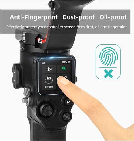 أفلام واقي الشاشة متوافقة مع DJI RS 3/ RS 3 Pro حماية الشاشة 2 قطعة فيلم HD من الزجاج المقسى in Saudi Arabia