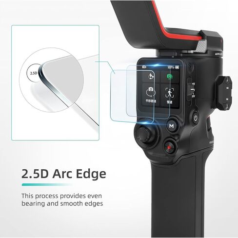 أفلام واقي الشاشة متوافقة مع DJI RS 3/ RS 3 Pro حماية الشاشة 2 قطعة فيلم HD من الزجاج المقسى in Saudi Arabia