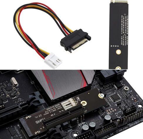 eMagTech 1 Set M.2 Key M إلى PCI-E 4X محول بطاقة متوافقة مع Windows متوافق مع Linux متوافق مع أنظمة Mac M.2 إلى PCI-E 4X Riser Card in Saudi Arabia