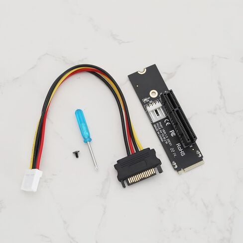 eMagTech 1 Set M.2 Key M إلى PCI-E 4X محول بطاقة متوافقة مع Windows متوافق مع Linux متوافق مع أنظمة Mac M.2 إلى PCI-E 4X Riser Card in Saudi Arabia