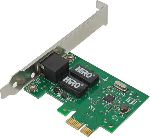 HiRO H50218 10/100/1000 Internal PCI Express PCIe PCI-E x1 Gigabit Ethernet Card RoHS Windows 10 8.1 8 7 Vista XP 32-bit 64-bit in Kuwait