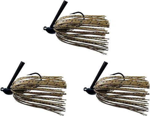 Weedless Bass Fishing Lure 3/8 oz - 3 Pack - Humane Hooks in Saudi Arabia
