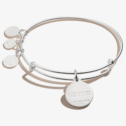 Alex and Ani A20EBZOD06SG، Color Infusion، سوار الجوزاء القابل للتوسيع، ذهبي لامع، أسود، أساور in Saudi Arabia