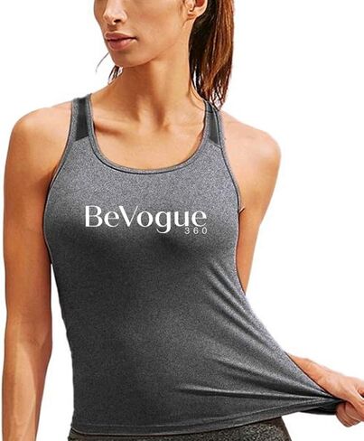 ECT Women's 'BeVogue' Activity Tank Workout Yoga Exercise Gym Shirt Running Tank Top in Saudi Arabia