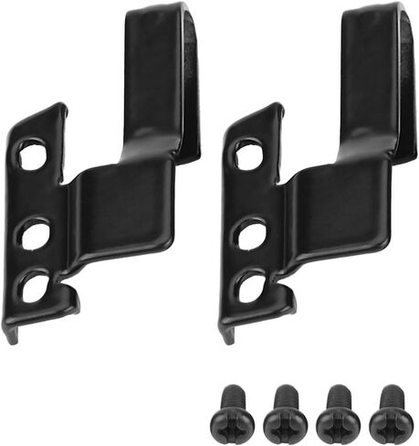 Wiper Blade Adapter, 2 Set of Car Windshield Wiper Arm Adapter, Universal Black Automotive Wiper Adapter with Mounting Screws in Saudi Arabia