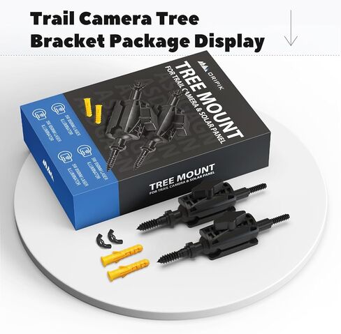 Adjustable Trail Camera Tree Mount: Game Camera Outdoor Mounting Bracket Holder with Double 360° Swivel Tilt Ball Joints, 2 Packs in Saudi Arabia