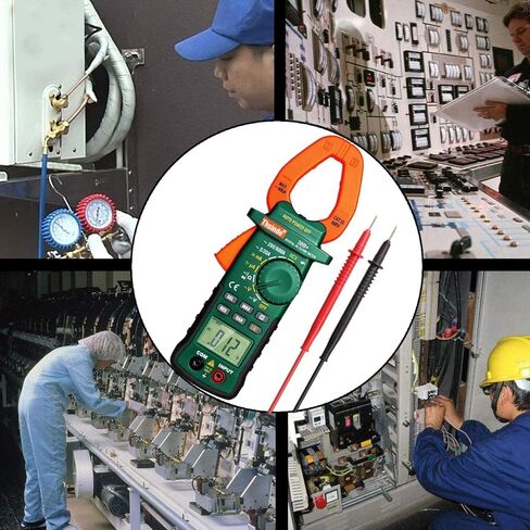 مقياس المشبك الرقمي 2000 عدد، مقياس أمبير متعدد مع حقيبة تخزين تيار متردد/تيار مستمر فولت تيار متردد/تيار مستمر، اختبار مقاومة الصمام الثنائي أوم in Kuwait