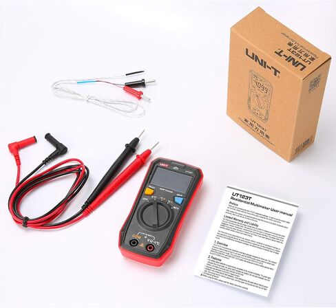 UNI-T Residential Multimeter Kit UT123T Digital Voltmeter Ohm Meter 4000 Counts Auto Ranging NCV with Test Leads Thermocouple in Saudi Arabia