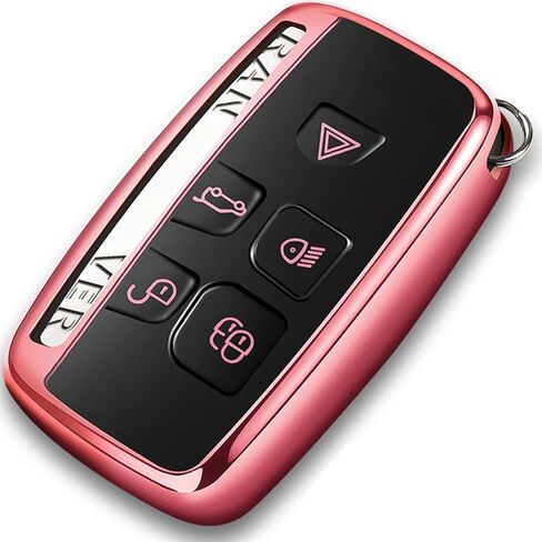 Compatilbe with Range Rover Key Fob Cover, for Evoque Velar Discovery LR4 model, Compatible with Jaguar XF XJ XE F-PACE F-Type Key Shell, Blue in Saudi Arabia