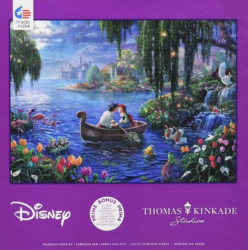 Ceaco - Disney - Thomas Kinkade - The Little Mermaid II - 1000 Piece Jigsaw Puzzle in Saudi Arabia