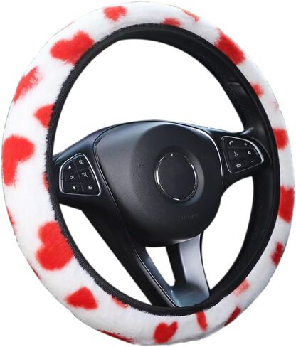 مجموعة من 3 قطع من أغطية عجلة القيادة المنفوشة، واقي عجلة القيادة من فرو الأرنب الصناعي، غطاء فرامل اليد وناقل الحركة، شتاء ناعم دافئ للنساء والفتيات، ملحقات داخلية للسيارة لمعظم السيارات (أخضر) in Kuwait