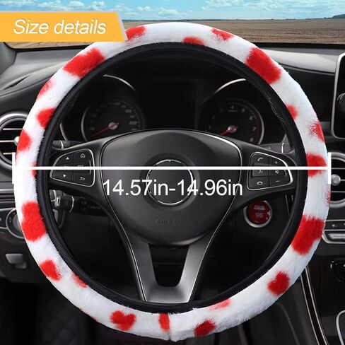 مجموعة من 3 قطع من أغطية عجلة القيادة المنفوشة، واقي عجلة القيادة من فرو الأرنب الصناعي، غطاء فرامل اليد وناقل الحركة، شتاء ناعم دافئ للنساء والفتيات، ملحقات داخلية للسيارة لمعظم السيارات (أخضر) in Kuwait