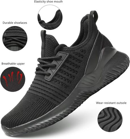 أحذية Vooncosir النسائية سهلة الارتداء للمشي مريحة وخفيفة الوزن للتمرين والتنس الكاجوال والجري للسيدات أحذية رياضية شبكية للصالة الرياضية in Kuwait