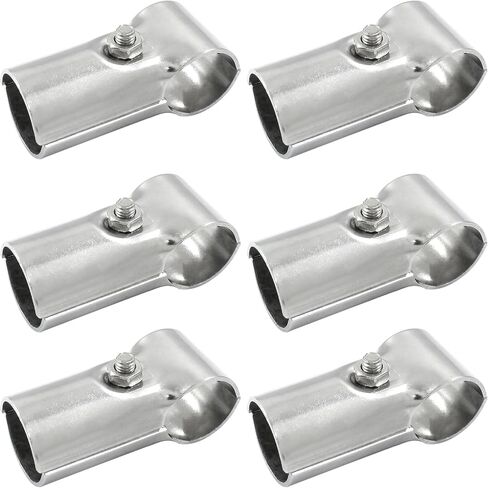 6 Sets of 1-3/8"/ 32mm Panel T Clamps, Stainless Steel End Rail T Pipe Clamp Pipe Fence Reinforcement Fit OD 1-3/8"/ 32mm Pipe in Saudi Arabia