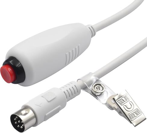 Poyiccot Nurse Call Cord DIN 8 PIN Socket Audio AV Connector Cable with Bed Sheet Clip for Nurse Station Universal Replacement Call Cord, 9.8feet/3m in Saudi Arabia