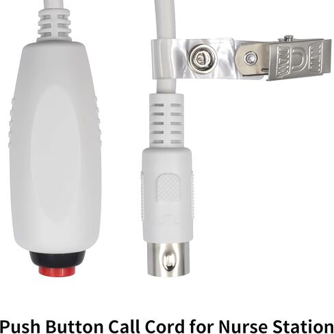 Poyiccot Nurse Call Cord DIN 8 PIN Socket Audio AV Connector Cable with Bed Sheet Clip for Nurse Station Universal Replacement Call Cord, 9.8feet/3m in Saudi Arabia