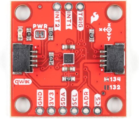 SparkFun Triple Axis Accelerometer Breakout - KX134 (Qwiic)-KX134 Digital Low-power-16-bit Resolution Three-axis Accelerometer-Freefall-Directional Tap-Double-Tap-Tilt Orientation Detection in Saudi Arabia