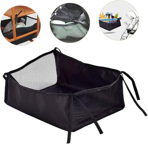 Toddmomy قطعتان من حقيبة تخزين عربة الأطفال المعلقة وإكسسوارات عربة الأطفال وحقيبة عربة الأطفال وسلة تحت سلة التخزين وحقائب التخزين وصندوق تخزين عربة الأطفال وحقيبة تخزين الحفاضات in Kuwait