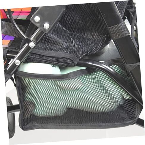 Toddmomy قطعتان من حقيبة تخزين عربة الأطفال المعلقة وإكسسوارات عربة الأطفال وحقيبة عربة الأطفال وسلة تحت سلة التخزين وحقائب التخزين وصندوق تخزين عربة الأطفال وحقيبة تخزين الحفاضات in Kuwait