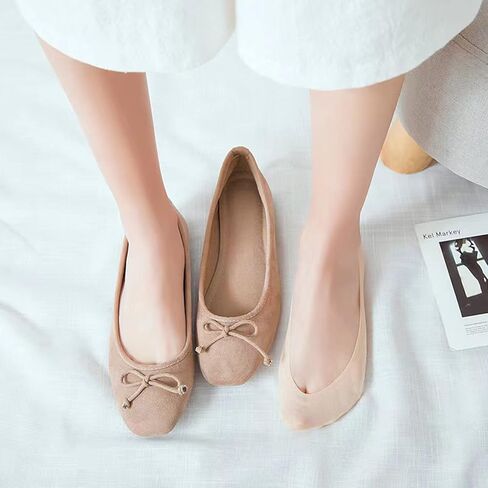 6 أزواج من الجوارب النسائية المصنوعة من النايلون، غير قابلة للانزلاق، جوارب رقيقة غير قابلة للانزلاق، جوارب مخفية غير مرئية للشقق المسطحة القابلة للتنفس، جوارب قارب منخفضة القطع 2 أسود 2 عاري 2 رمادي in Kuwait