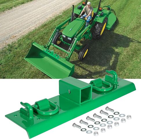 2024 Upgraded Heavy Duty Bolt on Compact Tractor Grab Hooks 2" Receiver fit for John Deere 1025R 2320 2520 2720 2025R 2032R 2038R 3032E 4010 4100 4110 4115 in Saudi Arabia