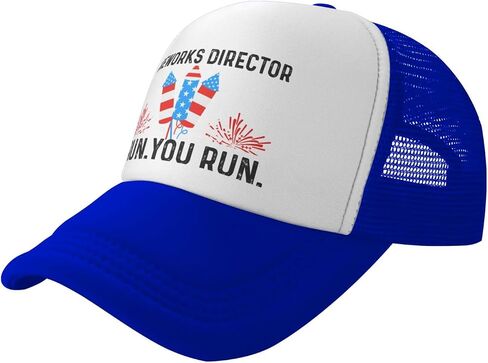 Fireworks Director I Run You Run Trucker Hat Men Baseball Caps Vintage Hat in Saudi Arabia