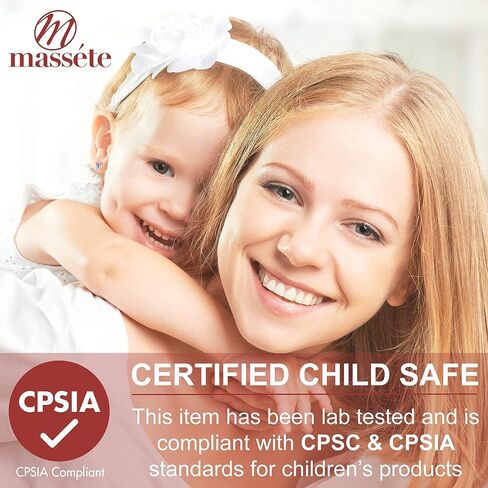 أقراط من الذهب عيار 14 قيراط على شكل زهرة صغيرة لسلامة الطفلة الصغيرة مغطاة باللؤلؤ المستنبت من الخلف in Kuwait