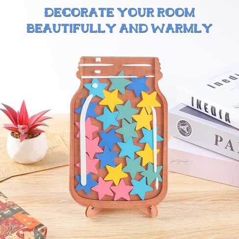 Reward Stars Jar for Kids, Incentive Jars for Boys Girls, Bulletin Board Reward Chart, Stars Reward System Jar, Lovely Potty Trainingfor Classroom Home Decor Responsibility Management Tool (03) in Saudi Arabia