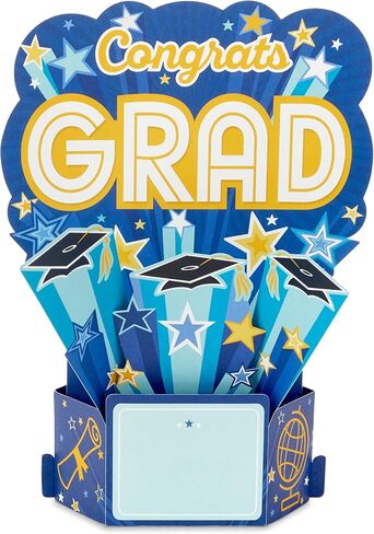 Hallmark Signature Paper Wonder Pop Up Graduation Cards, Grad Cap (4 3D Cards with Envelopes) in Saudi Arabia