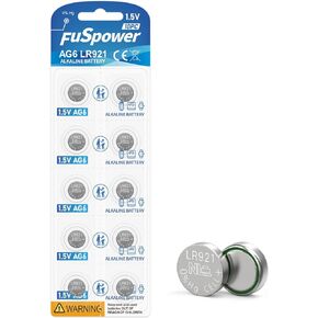 371 Watch Battery 370 SR920SW AG6 LR921 Alkaline Button Cell (10 Count (Pack of 1))