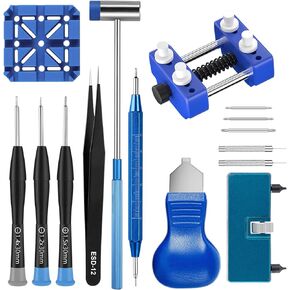 Watch Repair Kit, Watch Repair Tools & Kits 120 Pcs for Watch Batteries and Watch Strap Replacement