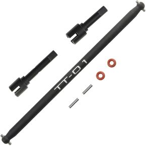 TT01 عمود محرك الألومنيوم ومجموعة وصلة المروحة لسيارة Tamiya RC TT-01 TT-01E ترقيات الهيكل استبدال الأجزاء in Kuwait