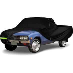 Waterproof Car Cover Compatible with 1965-1986 Nissan/Datsun 520/620/720 Single Cab 6ft Short Bed Accessories, All Weather Classic Car Covers with Inner Cotton&Zipper Door for Snow Rain Protection in Kuwait