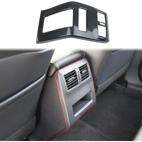 Carbon Fiber Rear Air Outlet Armrestbox Vent Cover Trim Accessories for Mitsubishi Outlander 2022+