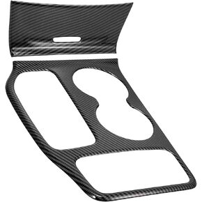 Car Interior Center Console Gear Shift Frame Panel Cover Trim Set Center/for Jeep Grand Cherokee 2016-2021 / Durable / 1 Set Carbon Fiber Pattern