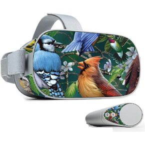 MightySkins Skin Compatible with Oculus Go Mobile VR - Backyard Gathering | Protective, Durable, and Unique Vinyl Decal wrap Cover | Easy to Apply, Remove, and Change Styles | Made in The USA
