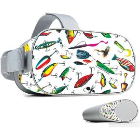 غلاف MightySkins متوافق مع Oculus Go Mobile VR - برايت لوريس | غطاء ملتف واقٍ ومتين وفريد ​​من نوعه من الفينيل | سهل التطبيق والإزالة وتغيير الأنماط | صنع في الولايات المتحدة الأمريكية