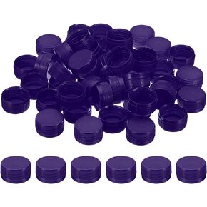 PATIKIL 1.2inch Plastic Bottle Caps for Crafts, 200Pcs Reusable Protection Bottle Screw Lids for Empty Container DIY Scrapbook Decorations, Pink