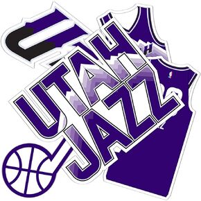 Desert Cactus Utah Jazz Stickers NBA Officially Licensed Sticker Vinyl Decal Laptop Water Bottle Car Scrapbook (City Edition 2023)