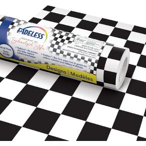 Fadeless Schoolgirl Style Bulletin Board Paper, Retro Hopscotch, 48" x 12', 1 Roll