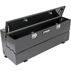 Dee Zee DZ92740XB (43 gallon) Auxiliary Diesel Fuel Transfer Tank - Black Aluminum