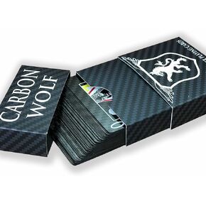 Luxury Real Carbon Fiber Playing Cards, Standard Poker Size